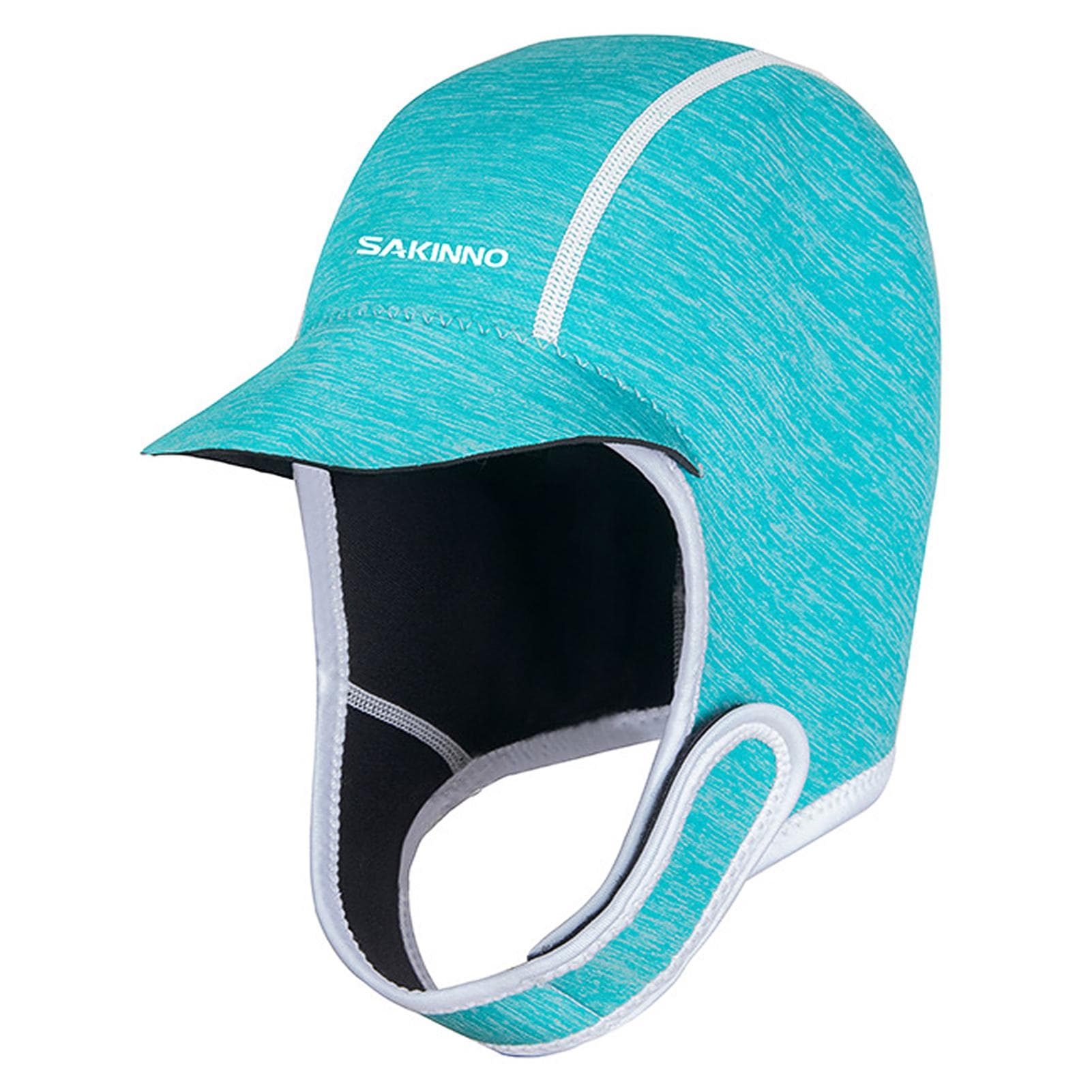Neoprene Diving Cap Thermal Snorkeling Wetsuit Hat Warm Surfing Headgear Swim Cap Diving Hood for sky blue