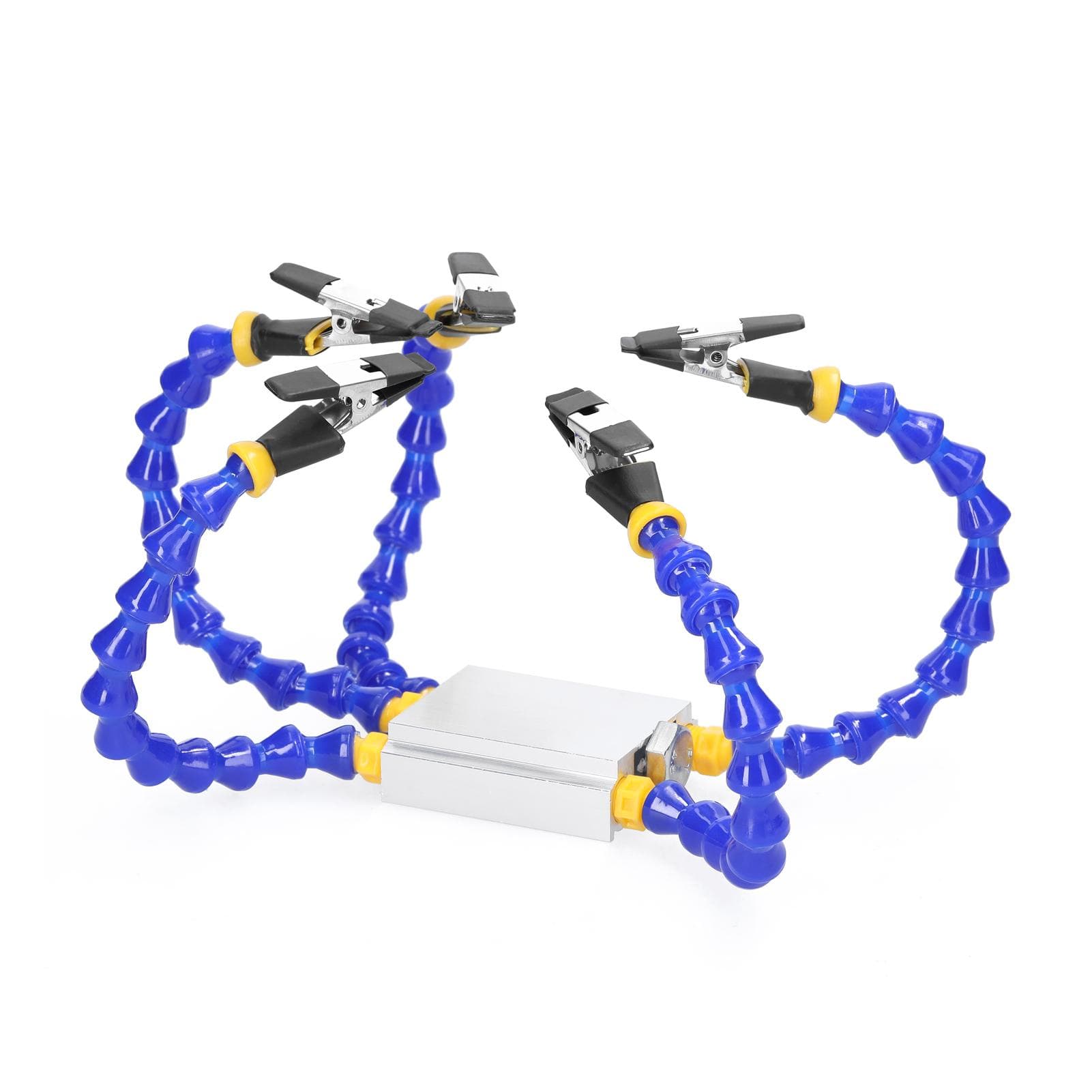 Benches Vise Table Clamp with Flexible Arm Aluminum Alloy Clamp Soldeirng Iron Holder Printed 5 arms multicolour