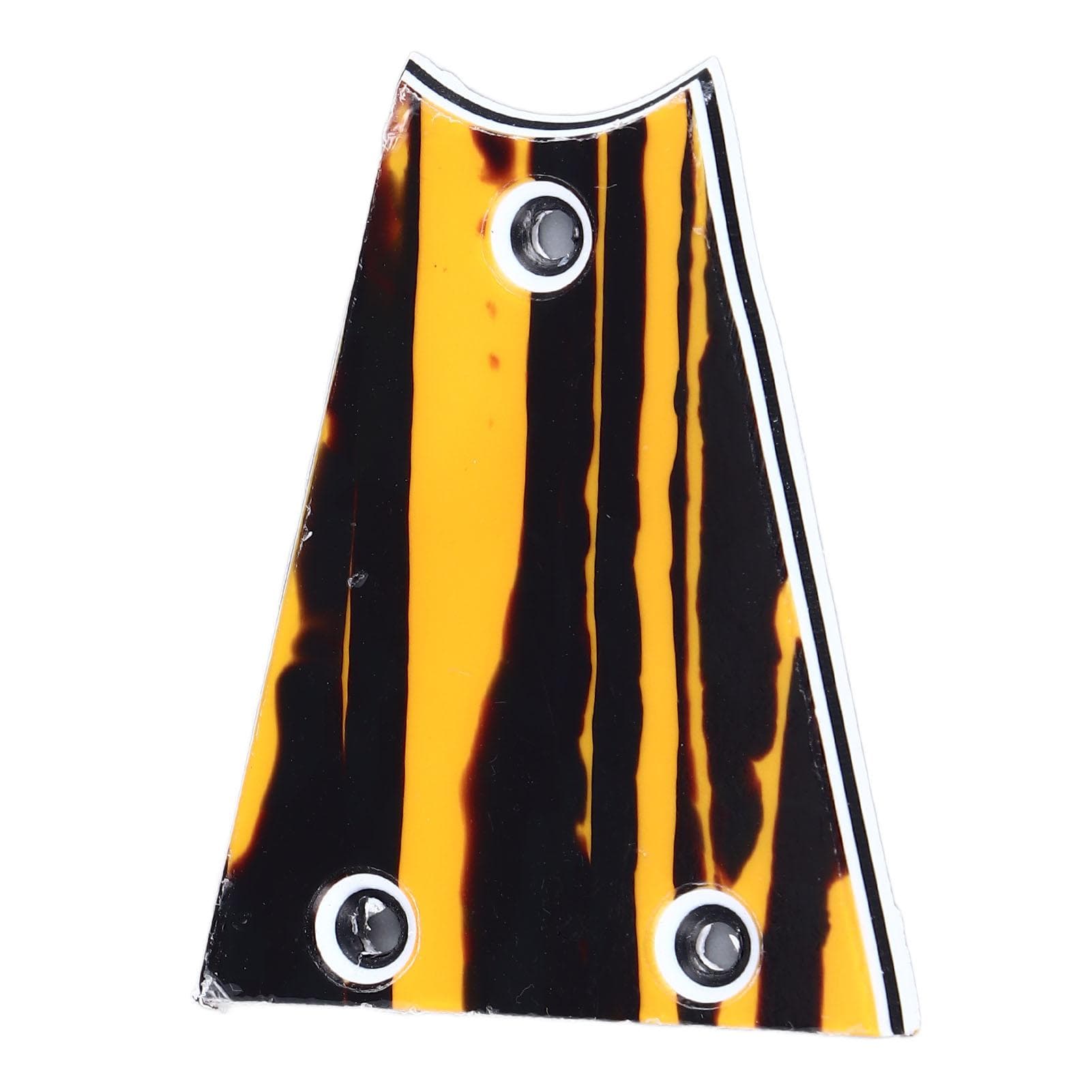 Guitar Truss Rod Cover 3 Hole Triangular Beautiful Pattern Plastic Truss Rod Plate for Replacement
