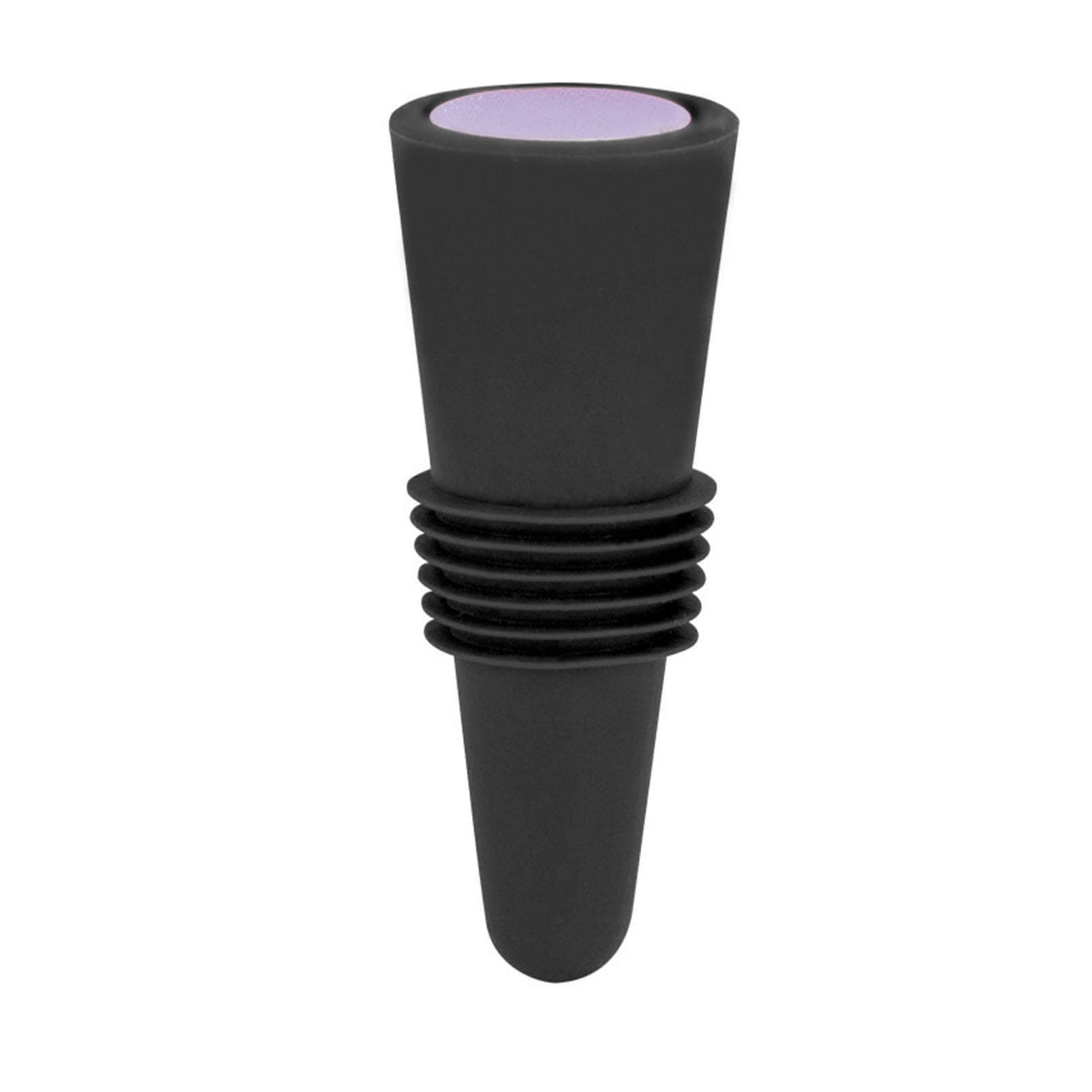 Wine Bottle Stopper Food Grade Silicone Stainless Steel 6.1x2.35cm Decorative Practical Reusable