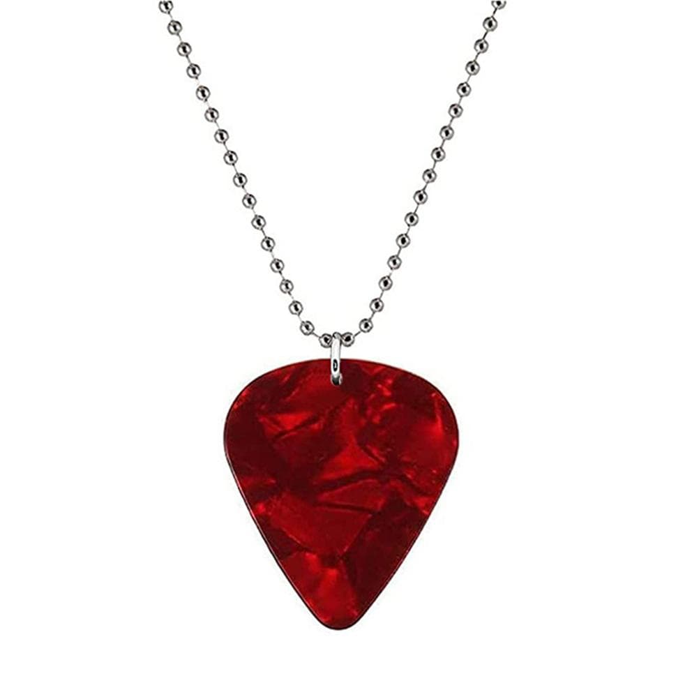 Guitar Picks Necklace Earrings Acrylic Picks Jewelry Gift for Women or Men
