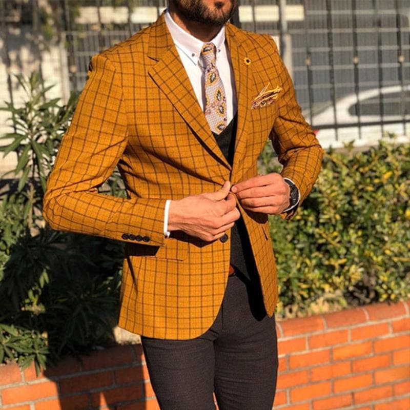 Men's Casual Blazer and Dress for All Seasons 4XL