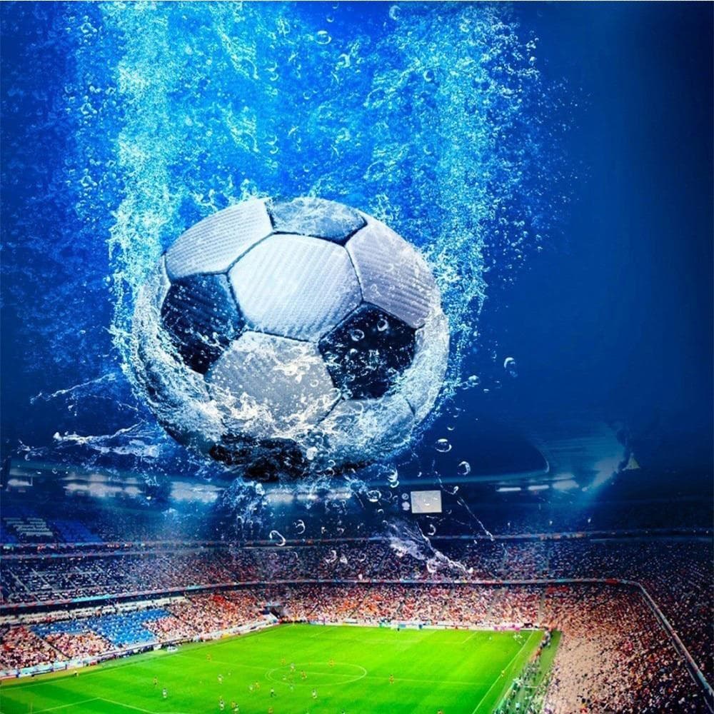 DIY Diamond Embroidery Football Picture of Rhinestones Diamond Painting Stadium Cross Stitch 30x30CM
