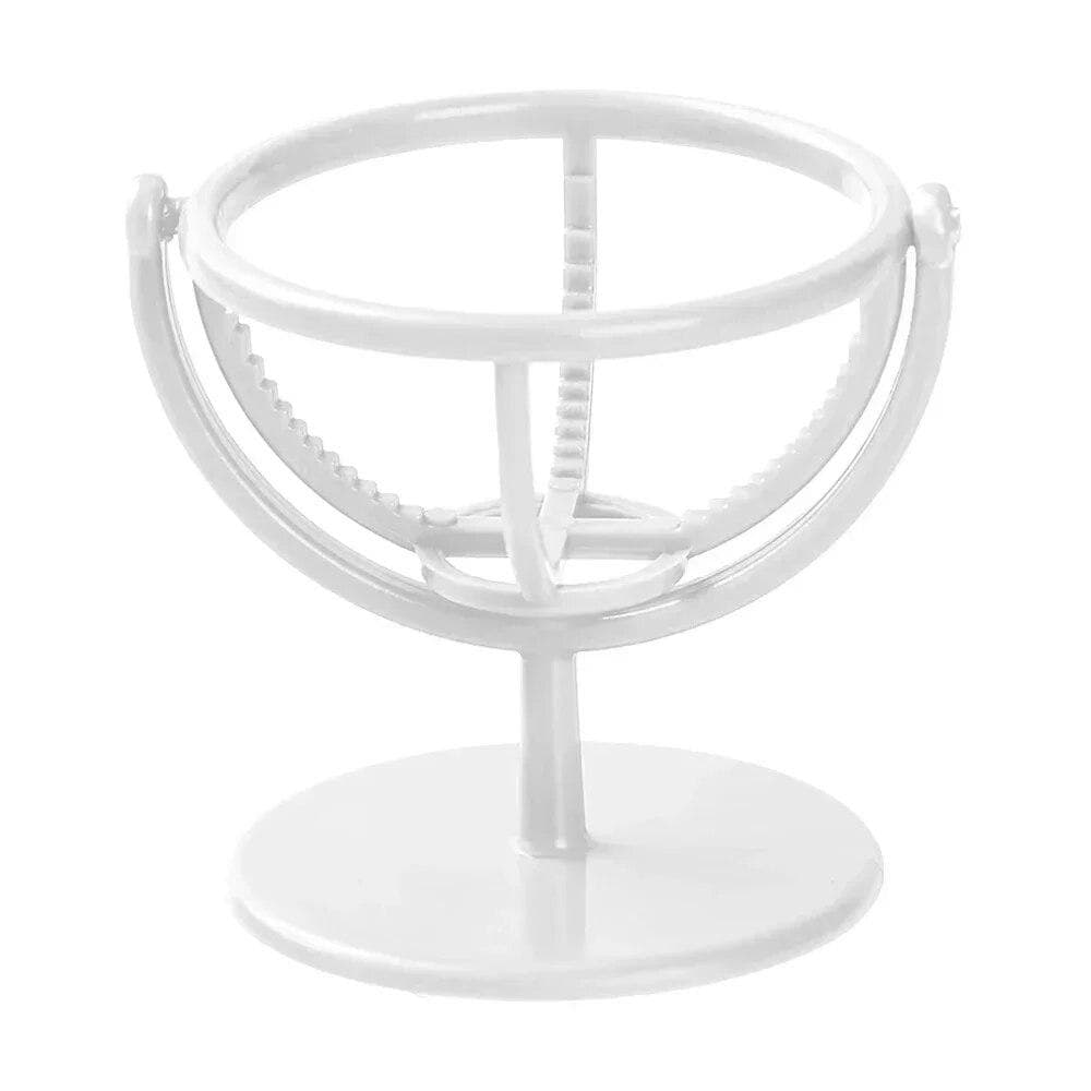 Puff Holder 360° Rotatable Wall-mounted Sponge Powder Puffs Shelf White Blue Makeup Sponges Beauty Egg Holders Make Up Storage white