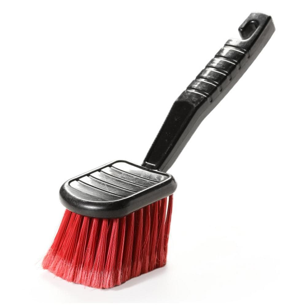 Car Truck Soft Bristle Wheel Cleaning Brush Rim Tire Detail Brush Automotive Tire Brush Wheel Cleaner Brushes black