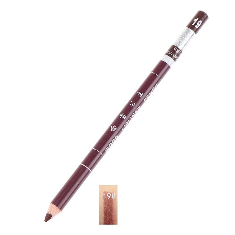 1Pc Professional Wood Lip Liner Waterproof Lady Long Lasting Lip Liner Pencil