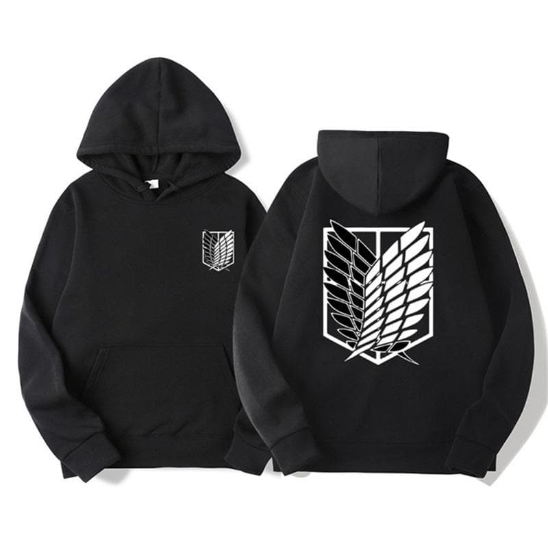 Attack on Titan Men's Hoodie Anime Hoodies Men Women Streetwear Pullover Harajuku Shingeki No Kyojin Hoodies Sweatshirt Clothes S