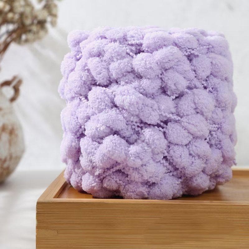 100g/roll Snowball Wool Colorful Thick Ball Yarn Rainbow Velvet Polyester Yarn