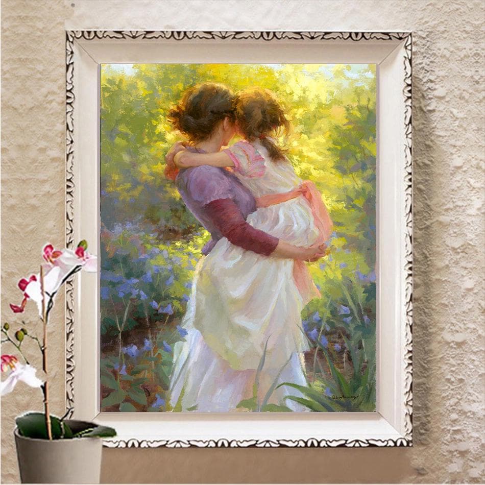 5D DIY Diamond Painting Cross stitch Kits Full Diamond Embroidery Mosaic Picture of Rhinestones Decor Gift Full Square 20X30CM