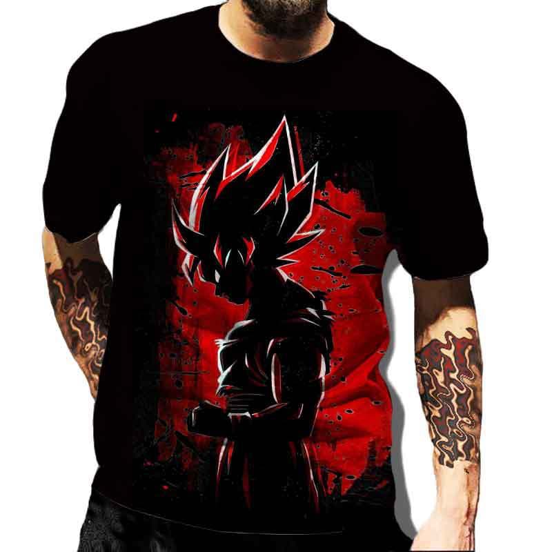 Anime Vegeta Tshirt Dragon- Balls T Shirts Men's T-Shirt Classic Man Clothes Harajuku Graphic Printed Clothing Summer Tops Tees XL