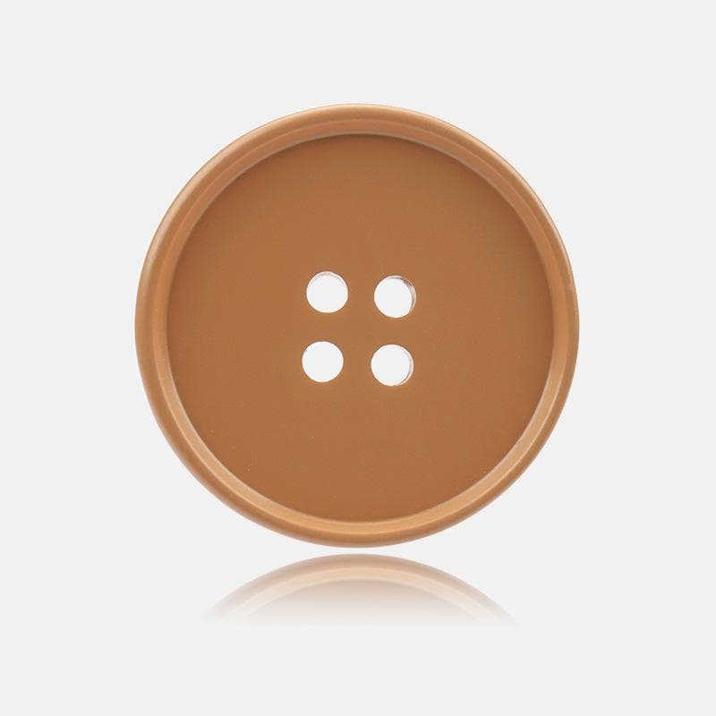 10Pcs High-End Resin Paint Buttons Maillard Suit Coat Buttons Sweater Jacket Decorative Buttons Caramel 30mm