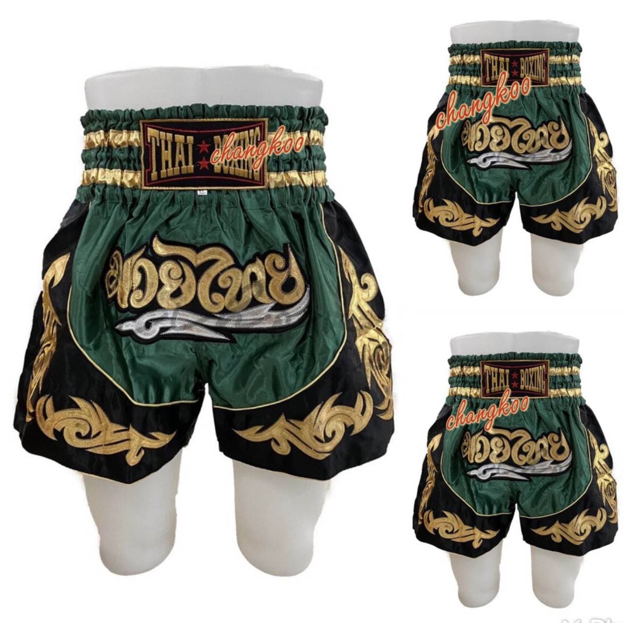 Muay Thai Thai Kick Boxing Shorts Fight Boxer MMA Training Martial Art Satin 8 m