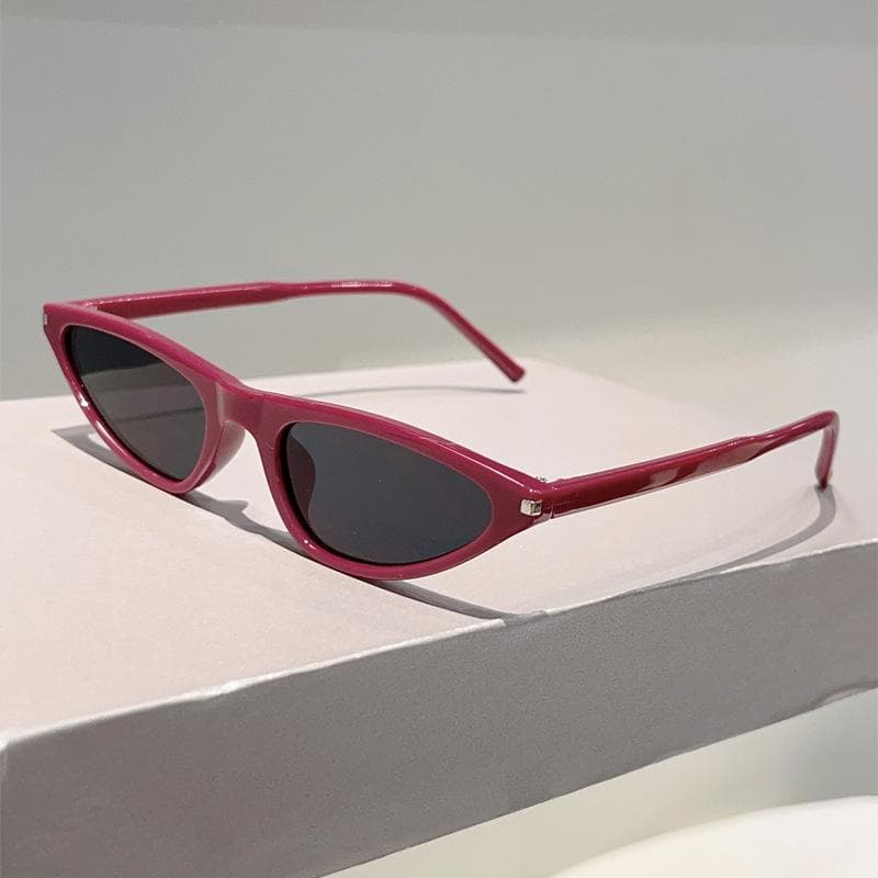 Vintage Triangle Cat Eye Sunglasses Women Men Luxury Designer Sun Glasses Punk Hip Hop UV400 Protection