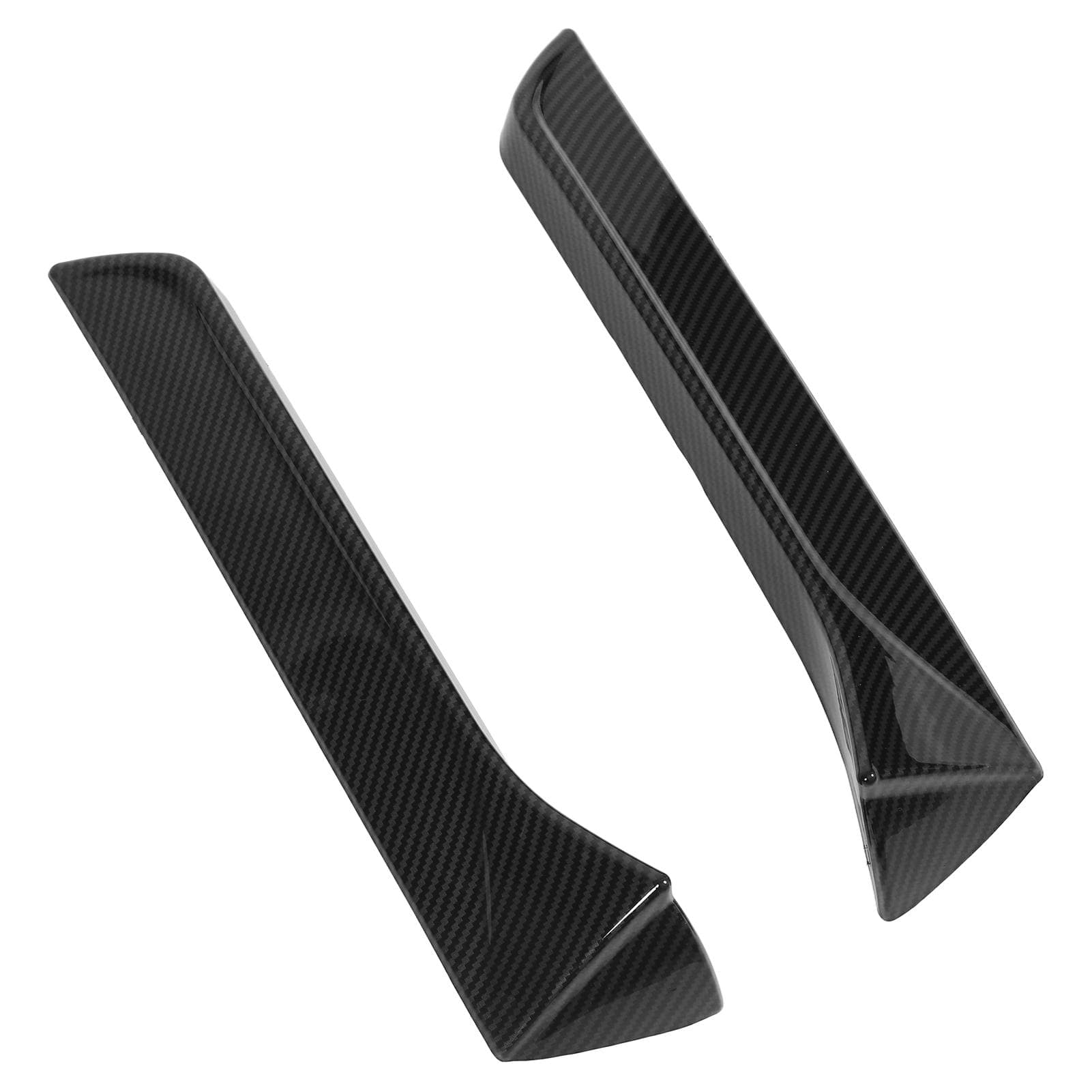 2PCS Rear Window Side Splitter Wing Exterior Trim Left Right Replacement for SEAT 5F Mk3 MK3.5