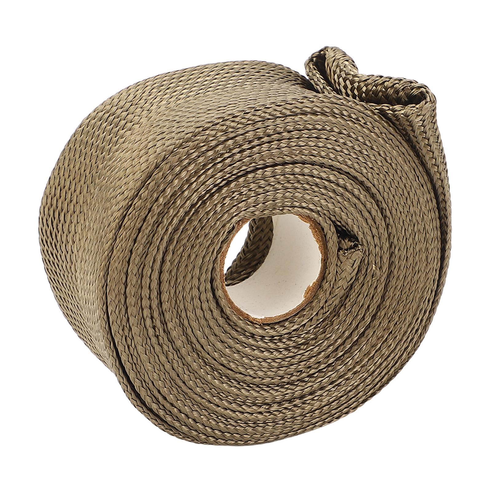 Hose Heat Shield Sleeve 9.8FT Basalt Fiber Fireproof Exhaust Pipe Heat Resistant Insulation Wrap