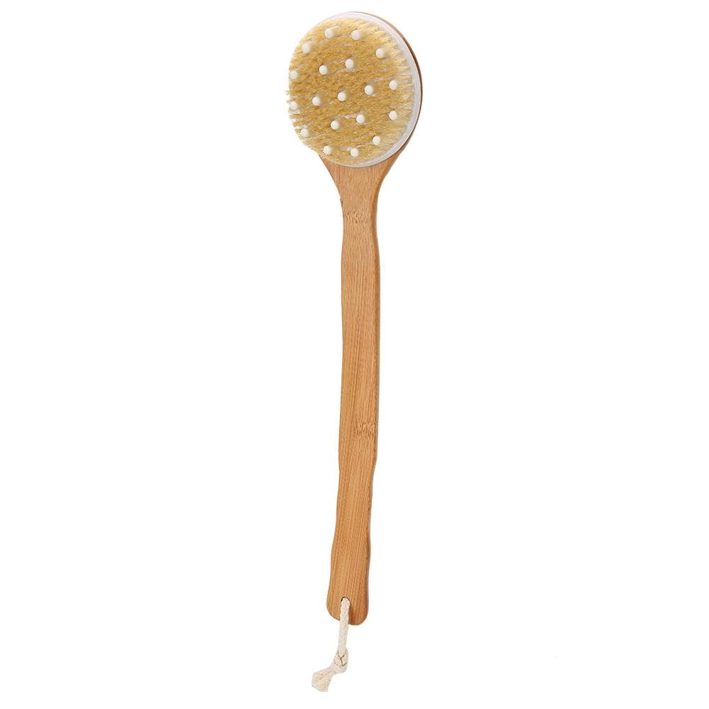 Long Handle Bath Brush Exfoliating Body Scrubber Skin Massage Cleaning Back Shower Brush