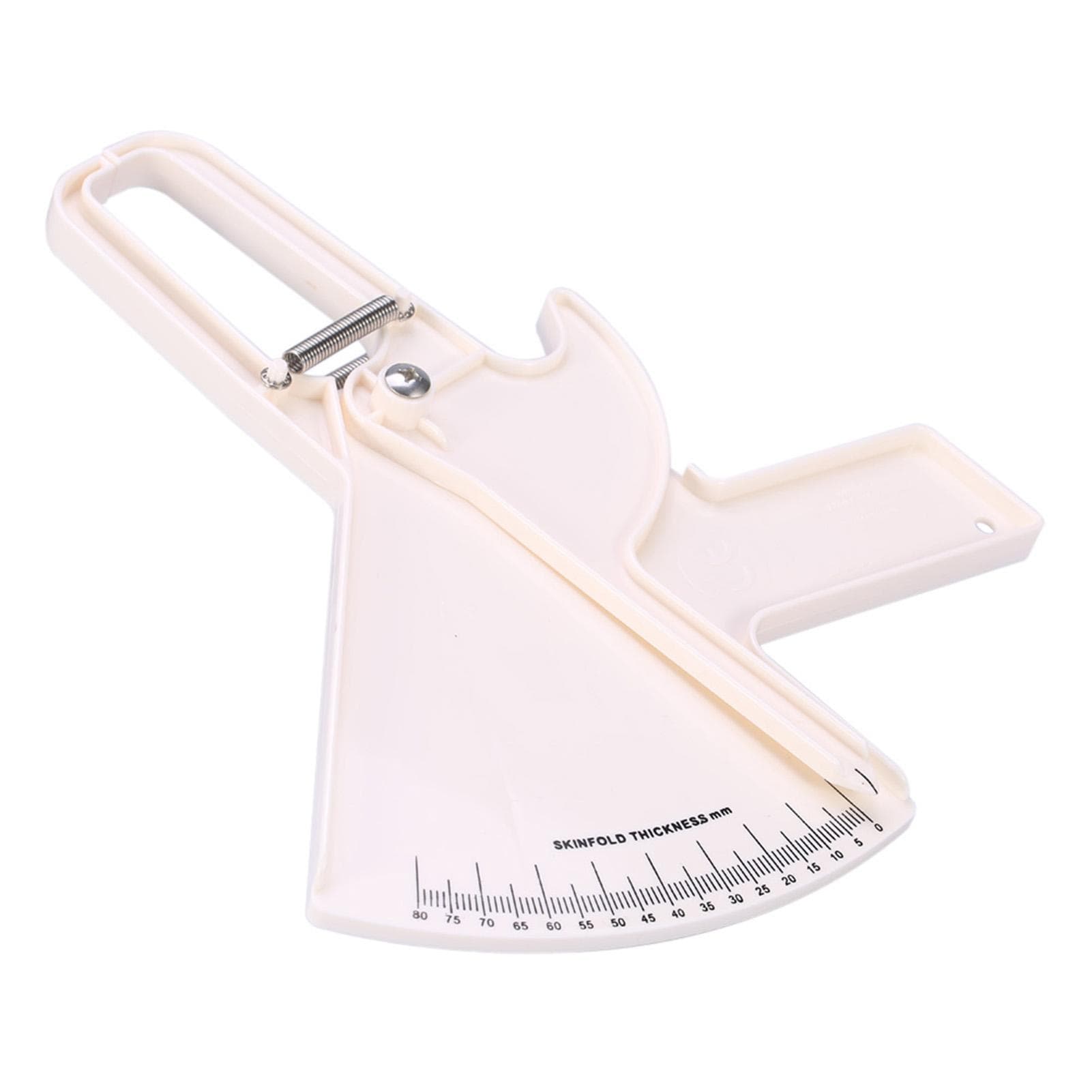 Women Men Body Fat Measure Skinfold Thickness Caliper Fitness Shaper Tester White white