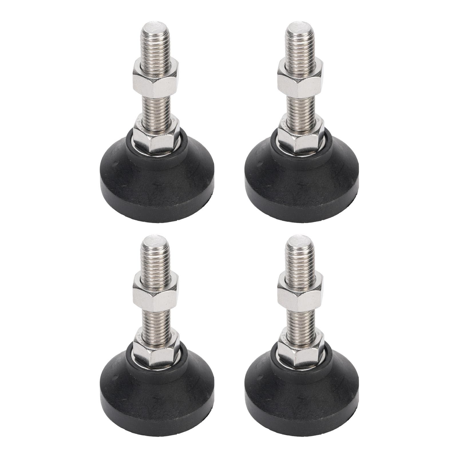 4PCS Furniture Leveling Mounts M12 Thread Table Chair Workbench Leveler Nylon Support Feet 50mm