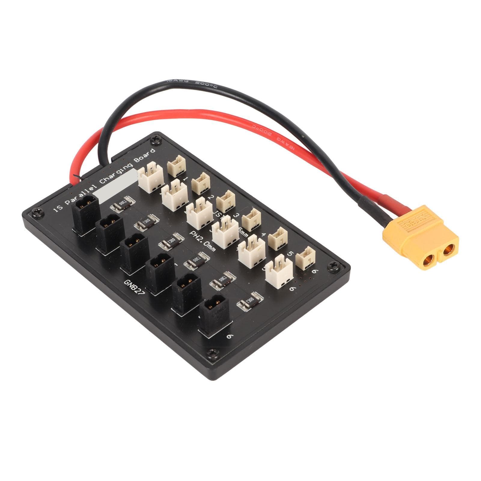 GNB27 JST PH 2.0 Connector 1S RC Lipo Battery Parallel Charging Board for Tiny for Whoop for Blade