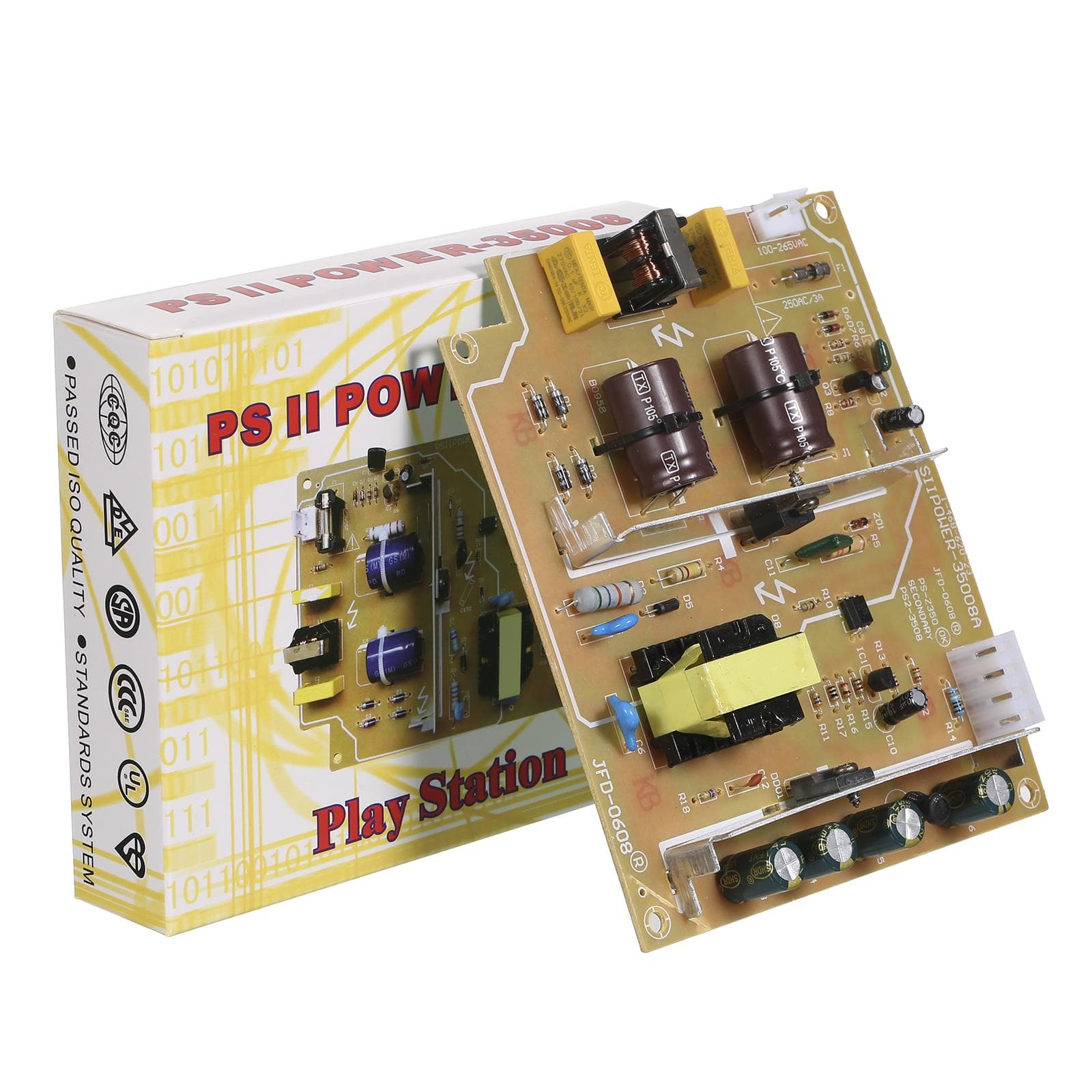 Relacement For PS2 Fat Console Built-in Power Supply Board Motherboard 30000 to 39000 multicolour