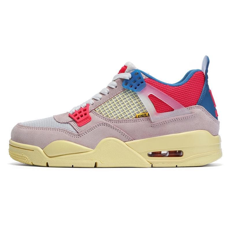 AJ4 White Cement Paris Blue Lava Cicada Wing Basketball Shoes for Men and Women 40