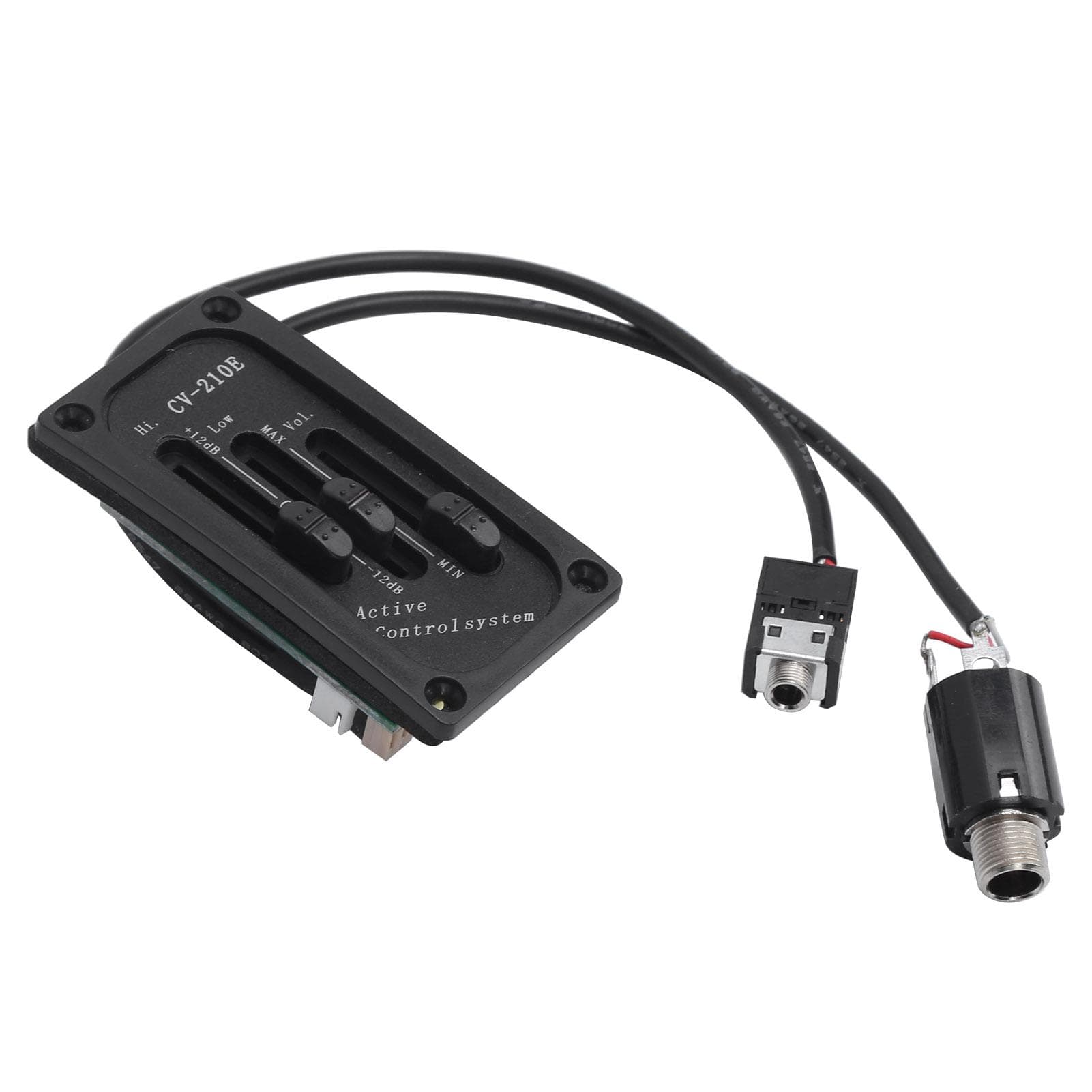 Violin Pickup Adjustable Silent EQ Equalizer Accessory Set Kit for Electric CV?210E