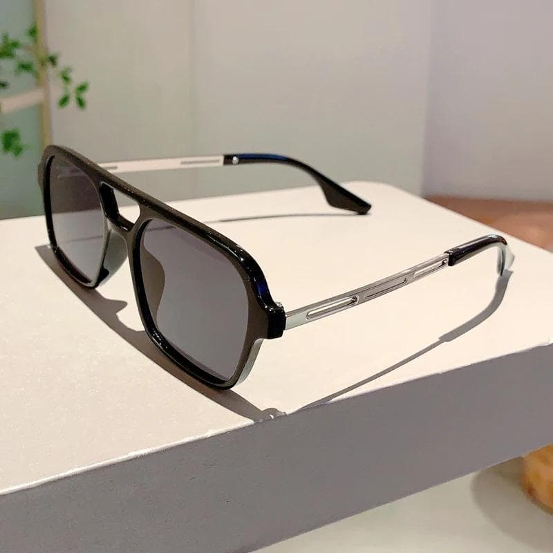 Vintage Square Sunglasses Retro 70s Large Frame UV400 Protection Unisex Summer Shades Women Men Fashion