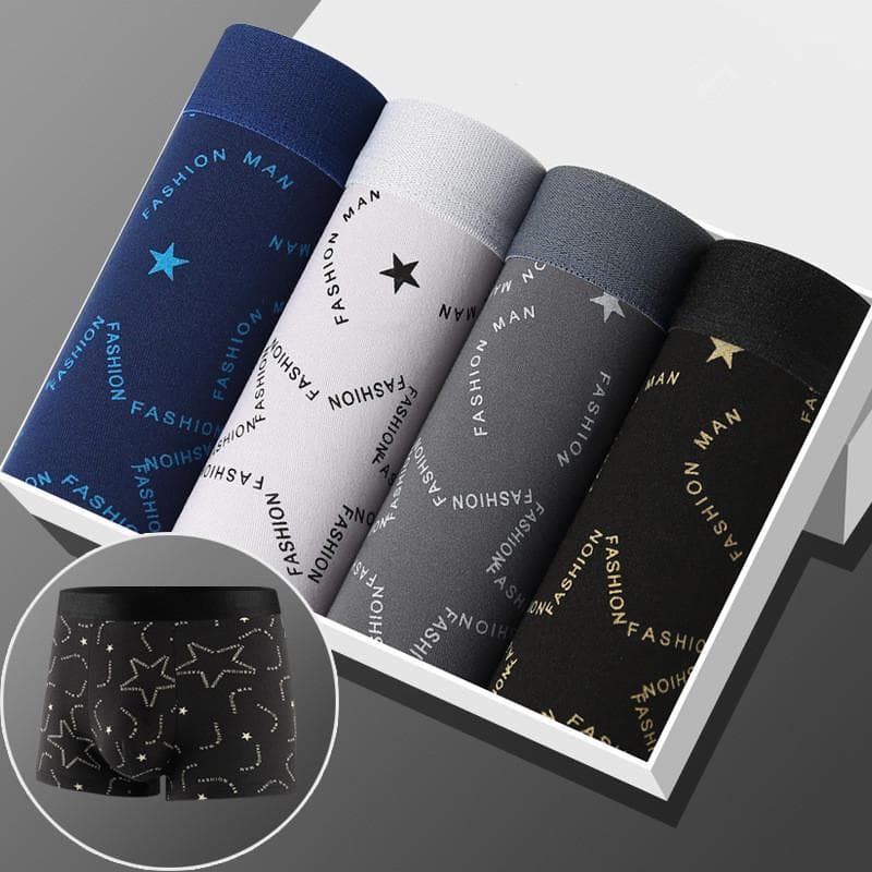 4/8pcs Set Men's Underwear Boxers Cotton Male Panties Boxers Breathable Man Boxer Solid Underpants Comfortable Shorts Calzoncillo Hombre XL