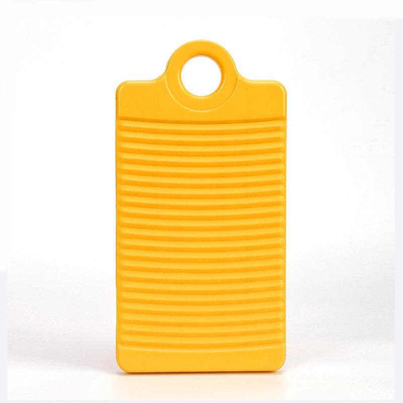 Home Dormitory Can Hang Plastic Washboard Non-slip Small Underwear Hand Washboard Mini Hand Washboard yellow