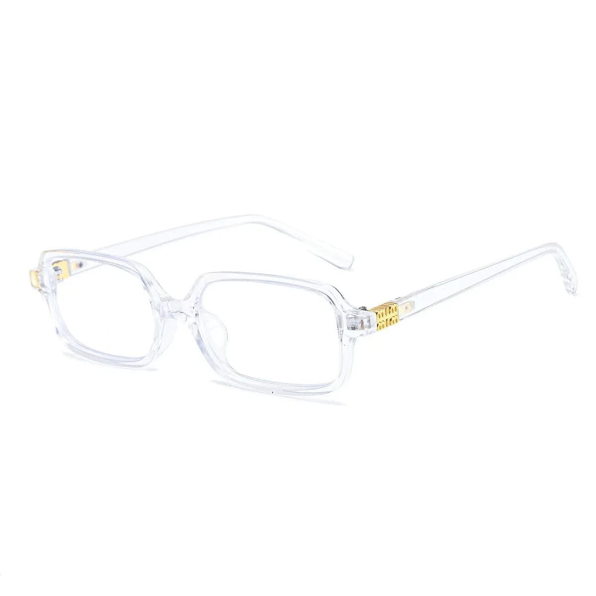 Small Frame Square Sunglasses Ins Street Photography Anti Blue Light Fashion Trend Versatile Shades for Men Women As shown