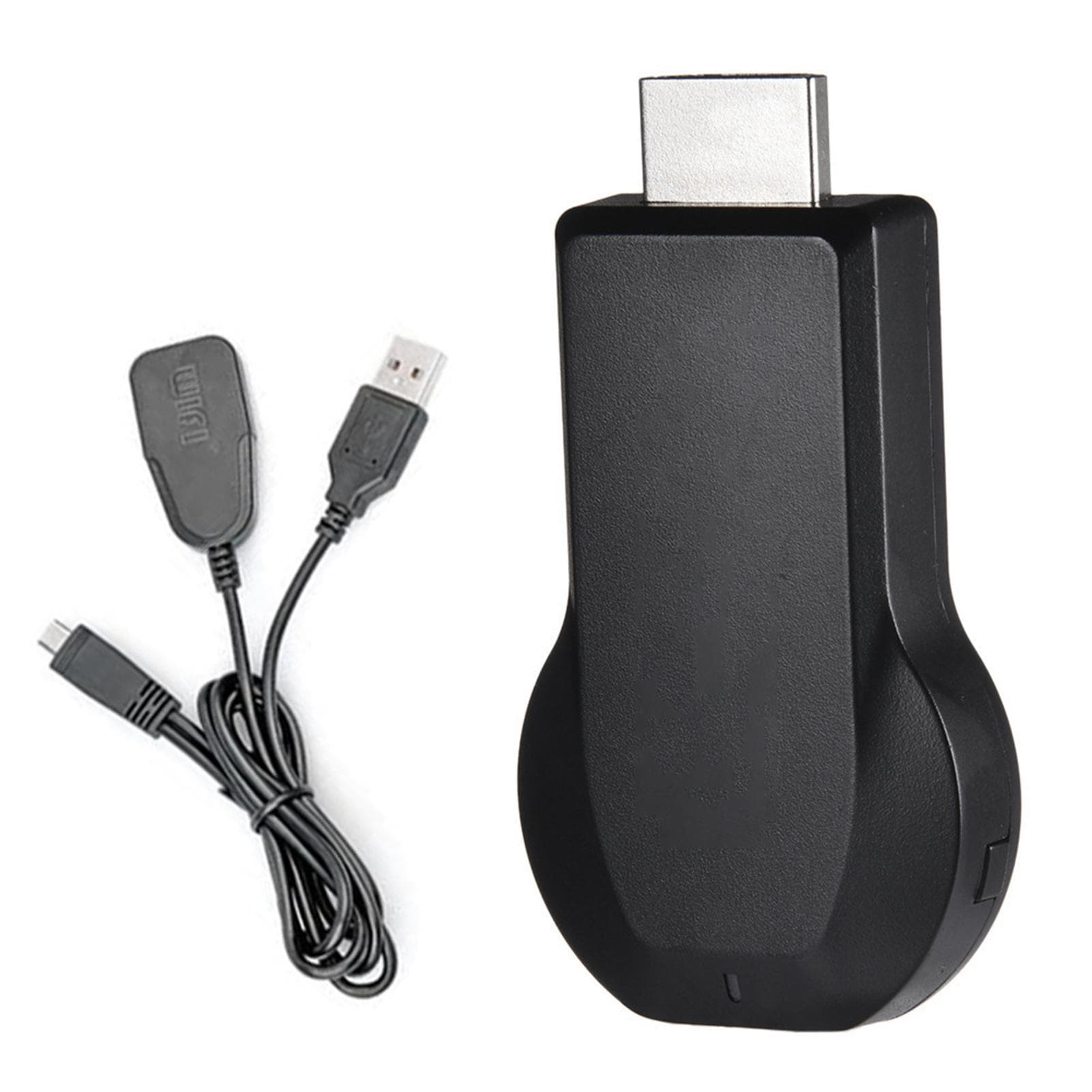 HD108P Wireless Display Adapter Miracast WiFi Mobile Screen Mirroring Receiver Dongle TV M9 black