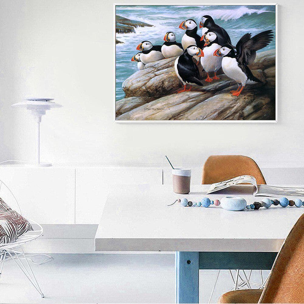 Handmade Diamond Painting Cute Animals Cross Stitch Kits Diamond Embroidery Rhinestones 20X30CM