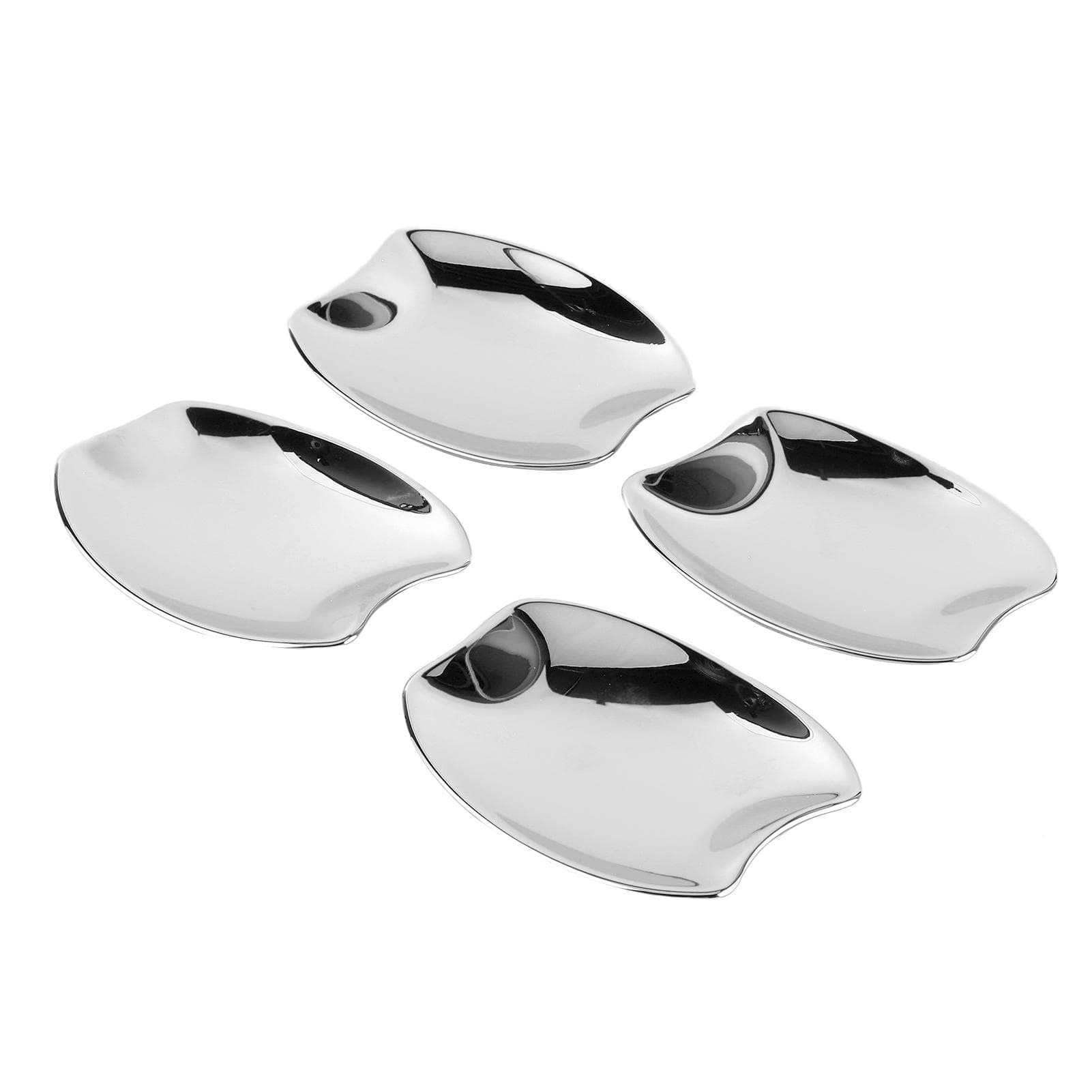 4pcs Side Door Handle Bowl Cover Trim Chrome ABS Fit for Honda Fit Jazz GR 2020?2021