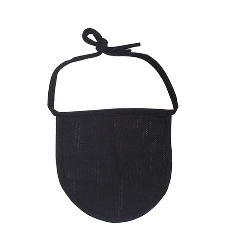 Tracheotomy Mask Laryngeal Mask Throat Curtain Curtain Dedicated Tracheotomy Pad Bib Mask Waterproof One Size black