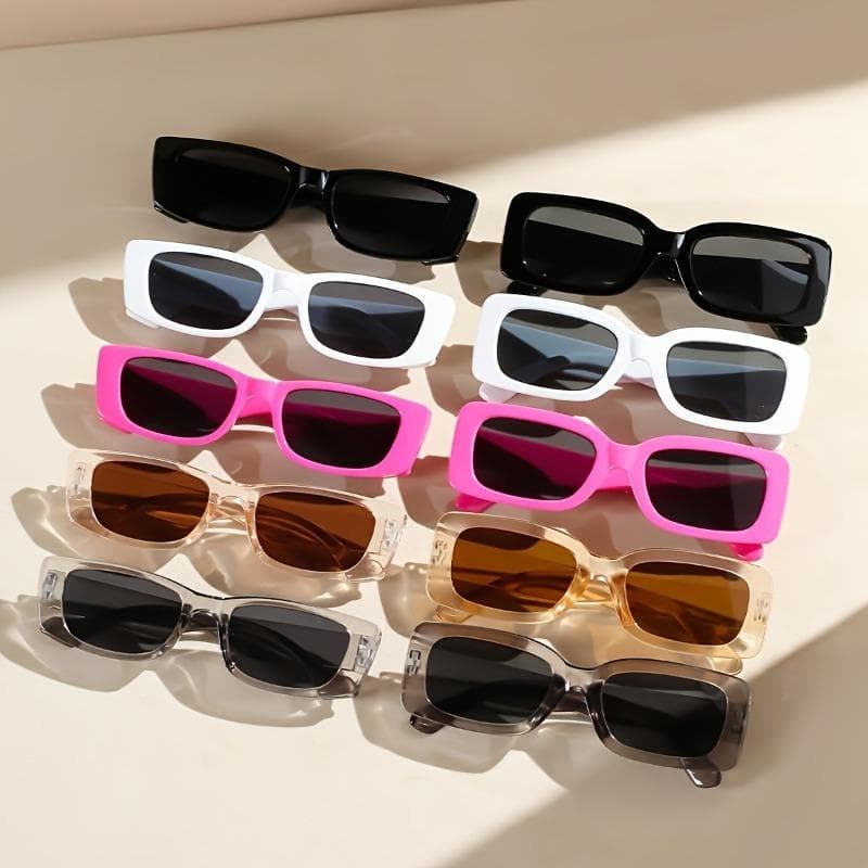 10 Pairs Unisex Stylish Protective Glasses Modern Durable for Daily Street Party Accessories