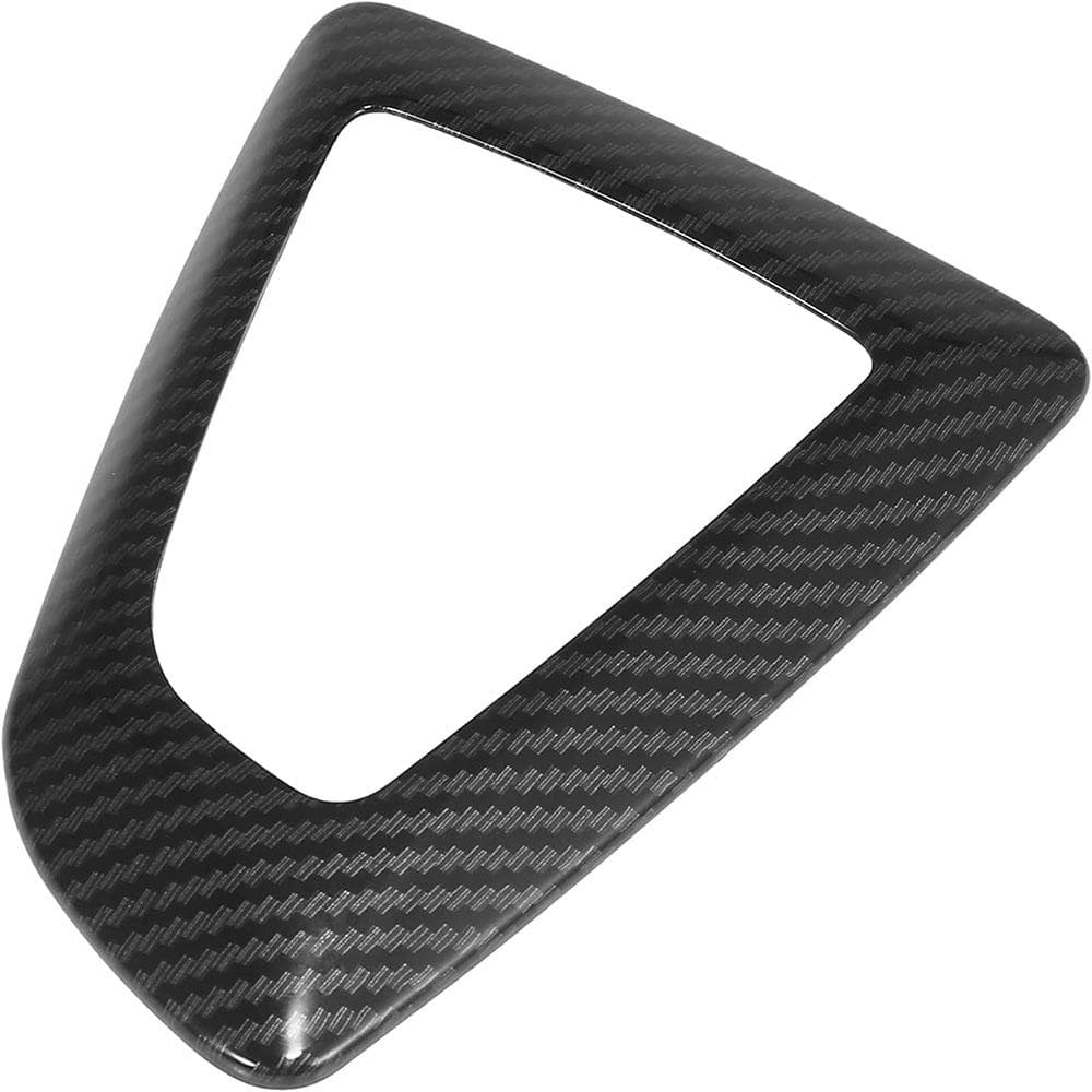 1x Carbon Fiber Look Gear Shift Knob Panel Cover For BMW F20 F22 F30 F32 F34 F36