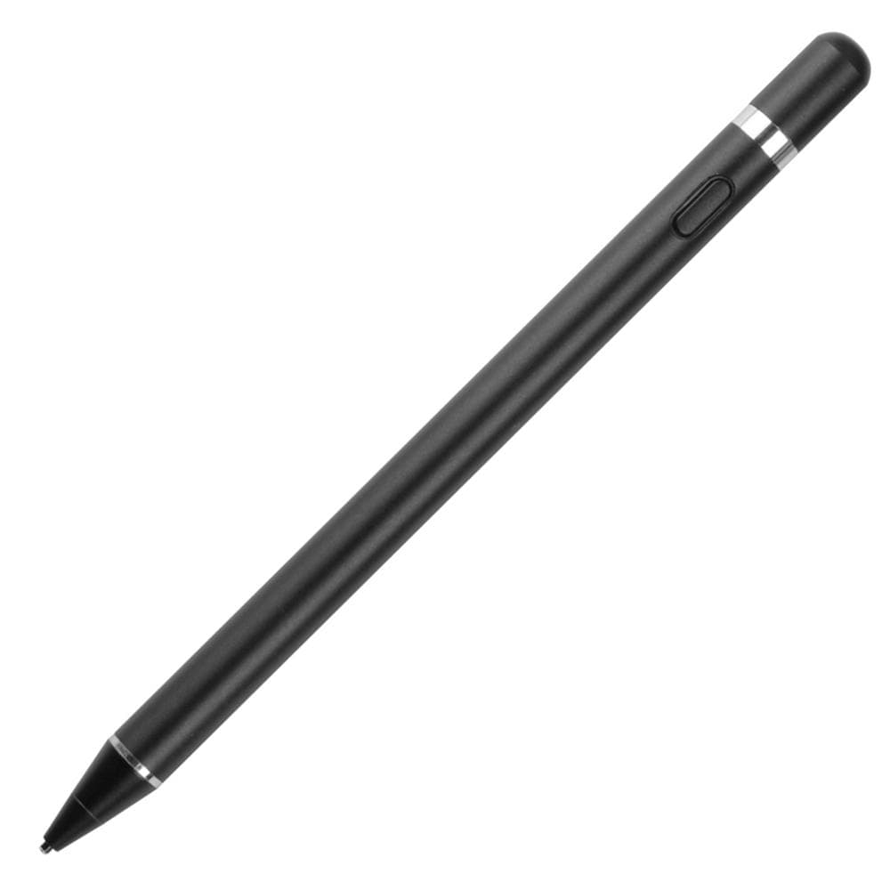 Universal Stylus Pen Elastic Pure Copper Tip Auto Power Off Compatible with iOS/Android/Windows black