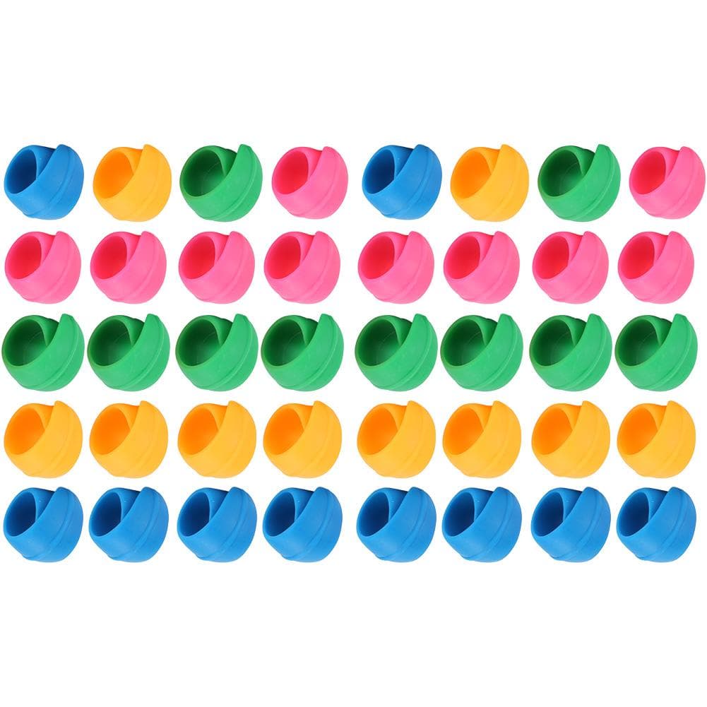 40Pcs Spool Huggers Clip Silicone Colorful Bobbins Clips for Sewing Thread Accessories