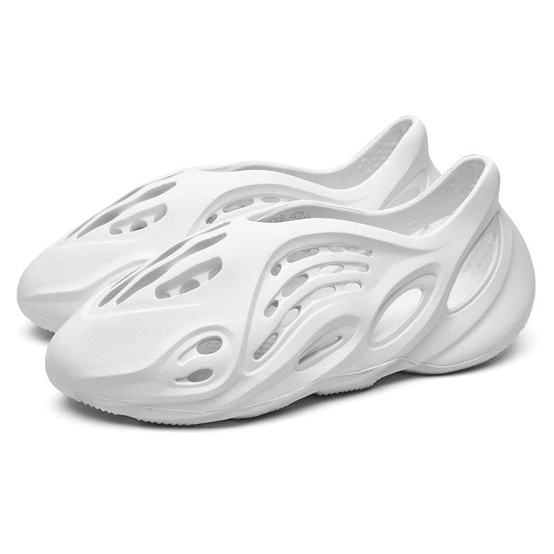 2021 Summer Couple's Large Size Beach Sandals & Slippers for Men and Women 38 white