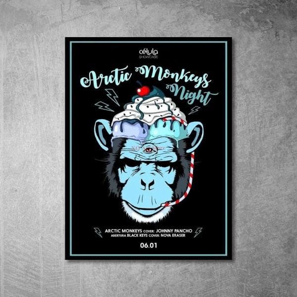 Arctic Monkeys Music Album Poster AM Favourite Worst Nightmare Album Canvas Painting Print Wall HD Picture Art Living Home Decor 60x80cm No Framed