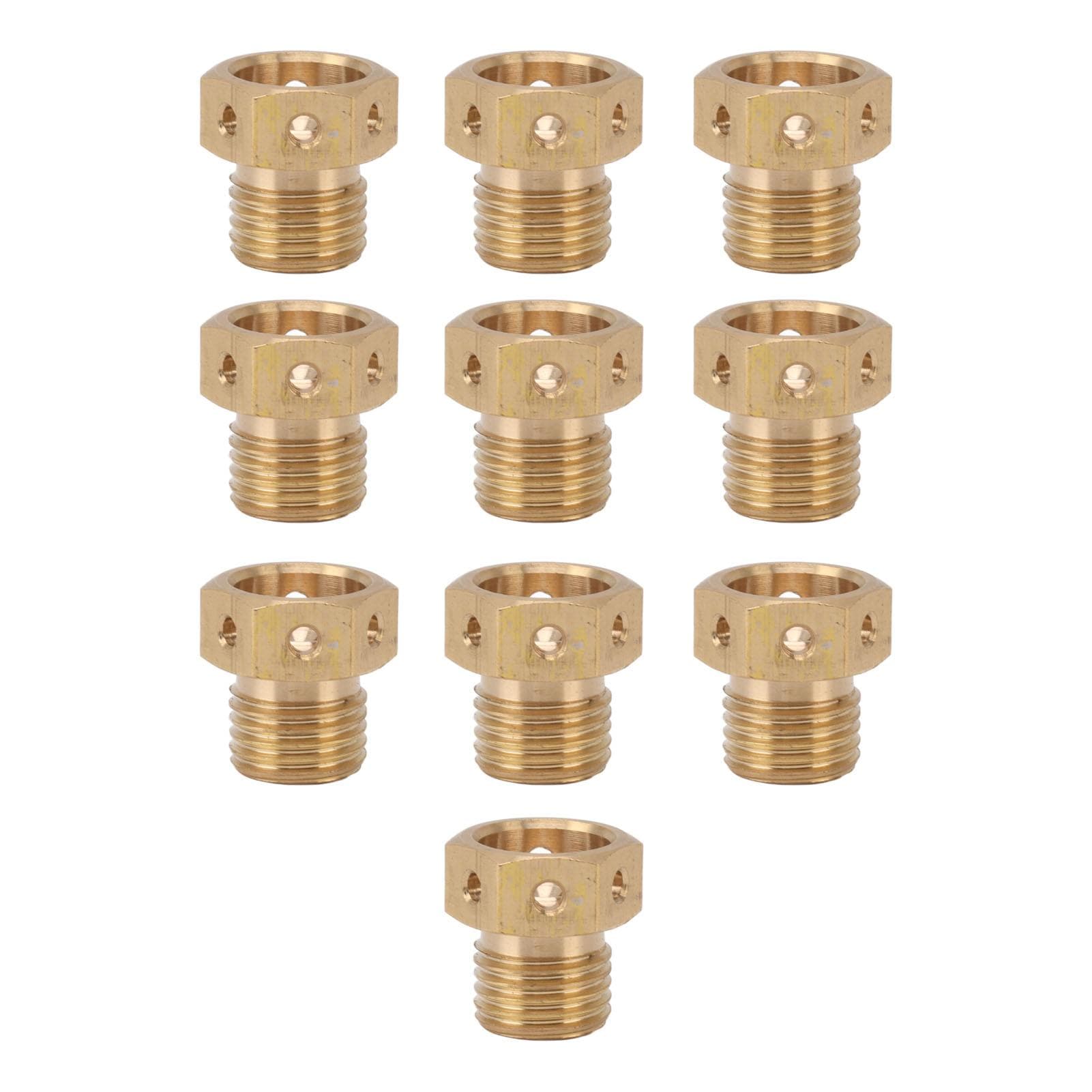 10PCS Misting Nozzle Brass Multiple Holes Anti Corrosion Fine Misting Water Nozzles for Cooling