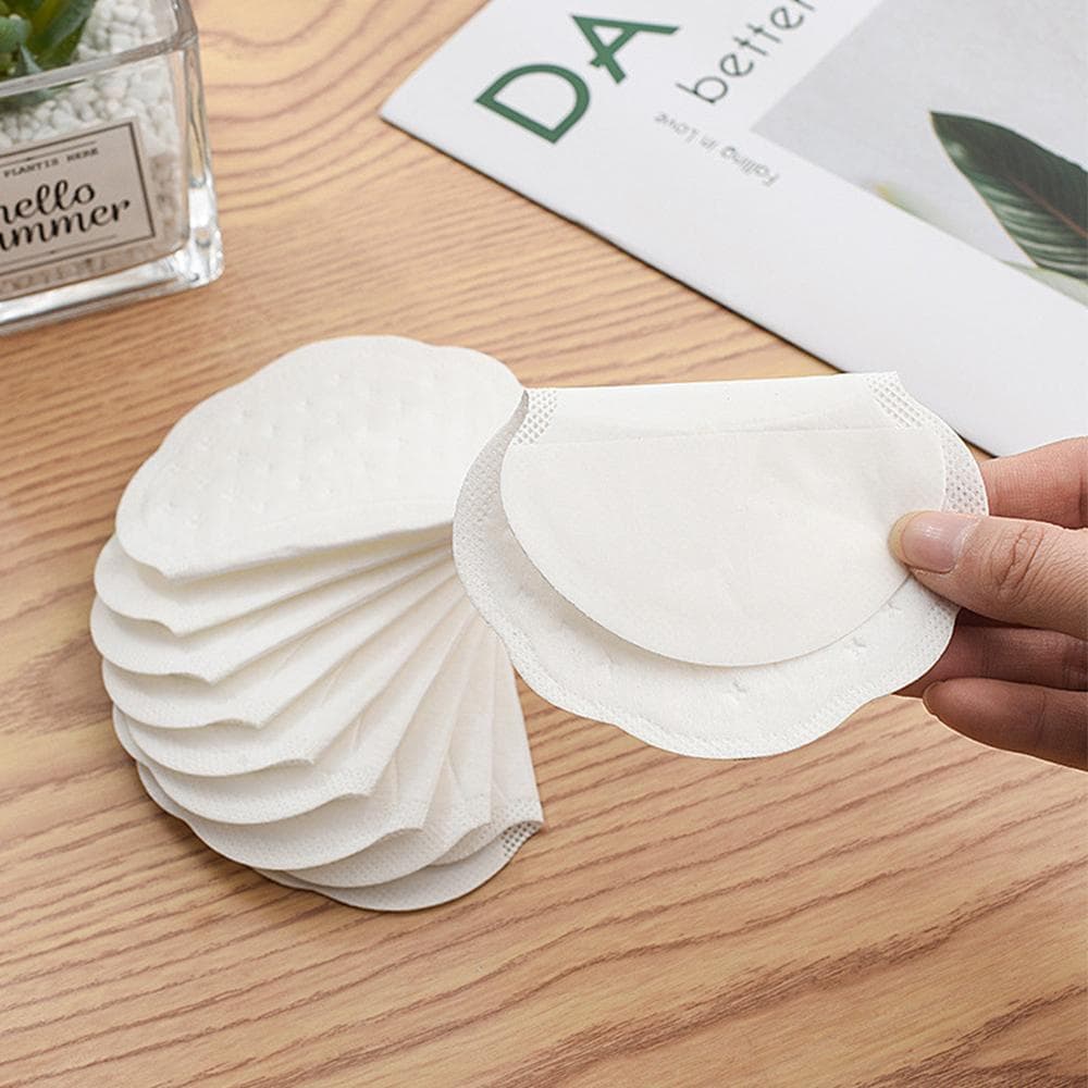 Underarm Pads Armpits Anti Sweat Pads Summer Deodorants Armpits Sweat Absorbing Gasket Linings Disposable Anti Sweat Stickers 50 PCS