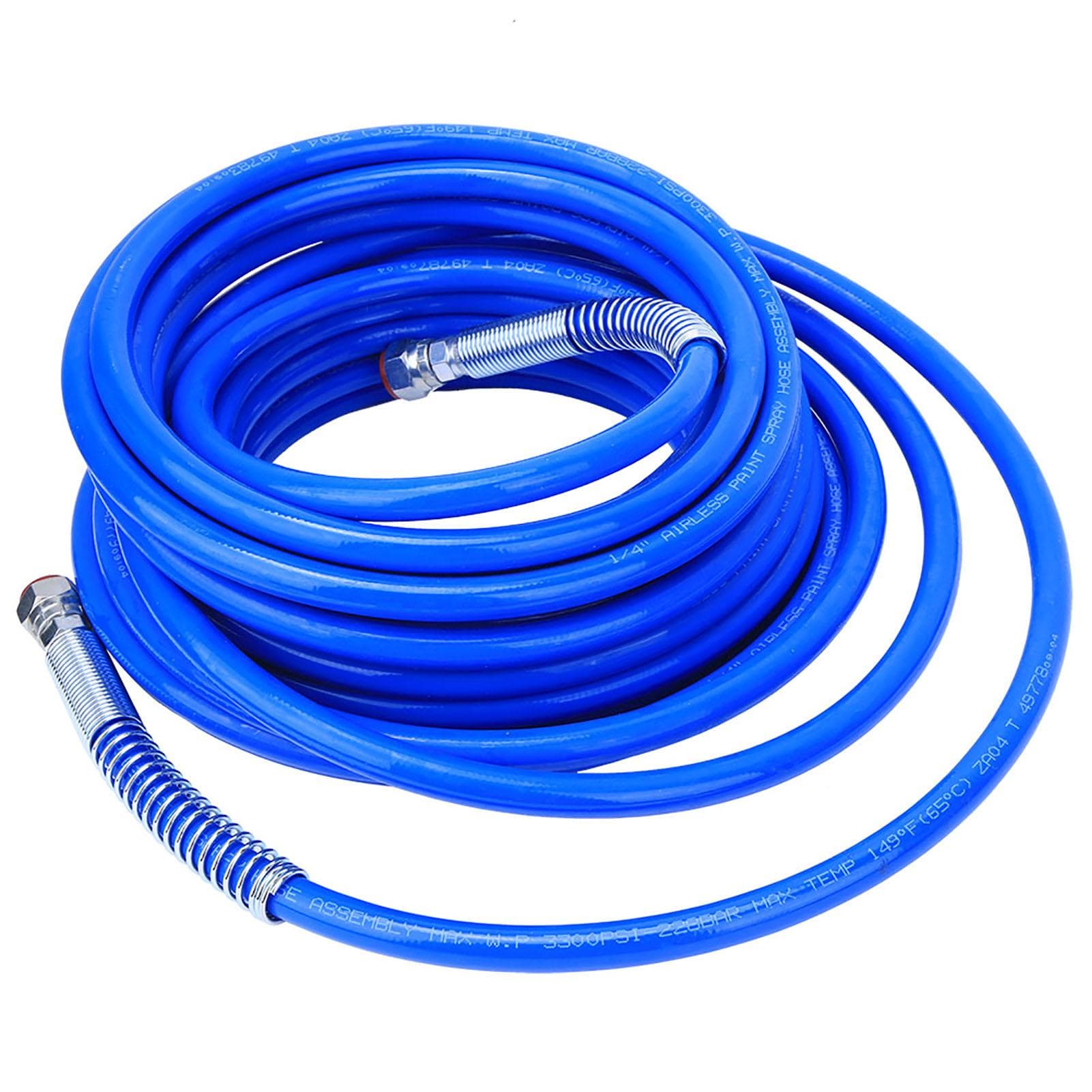 14in Paint Spray Hose Airless Sprayer Gun Flexible Fiber Tube 3265Psi 13 Meters(43ft)