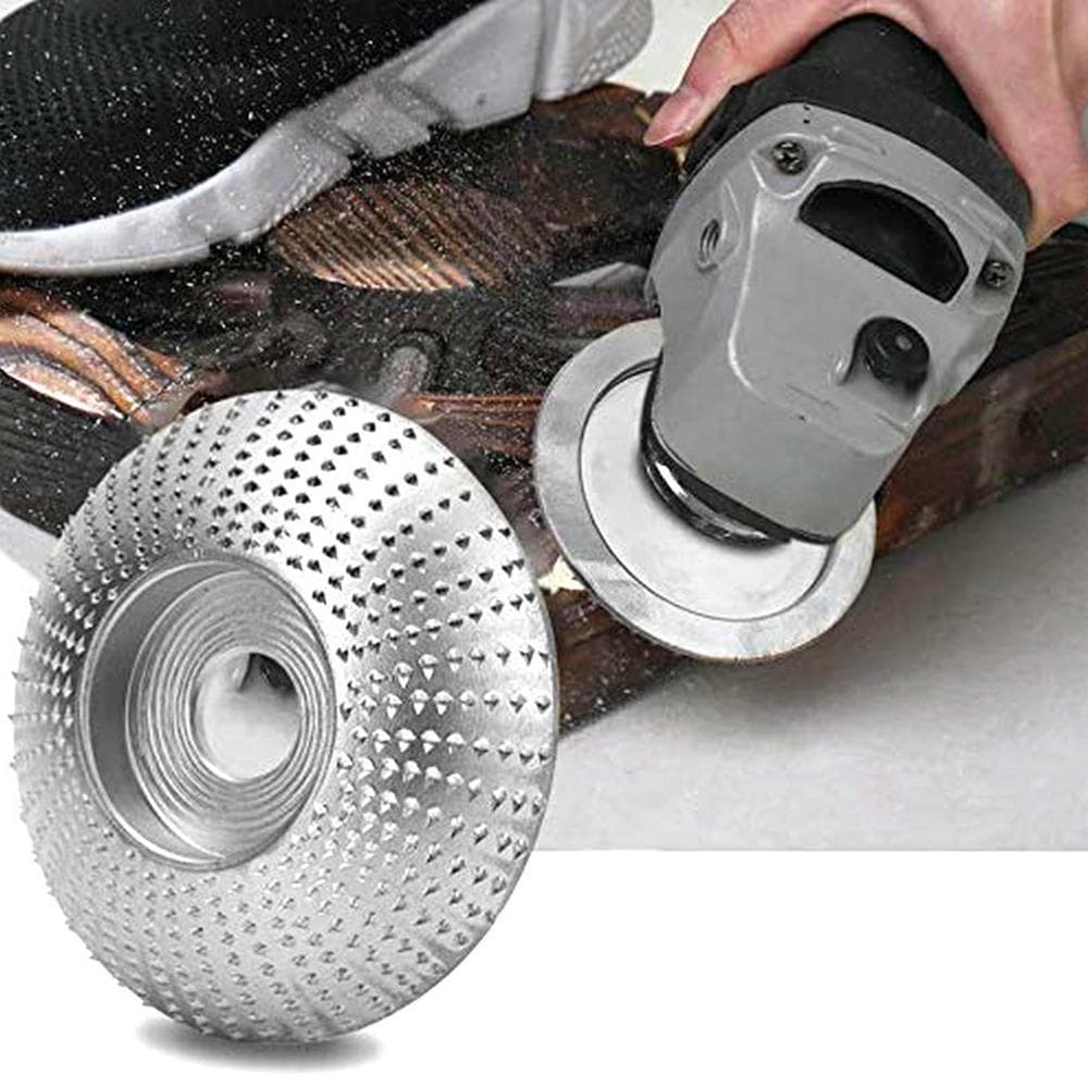 Sanding Carving Woodworking Angle Grinding Wheel Rotary Tool Abrasive Disc For Angle Grinder TYPE 2 silver