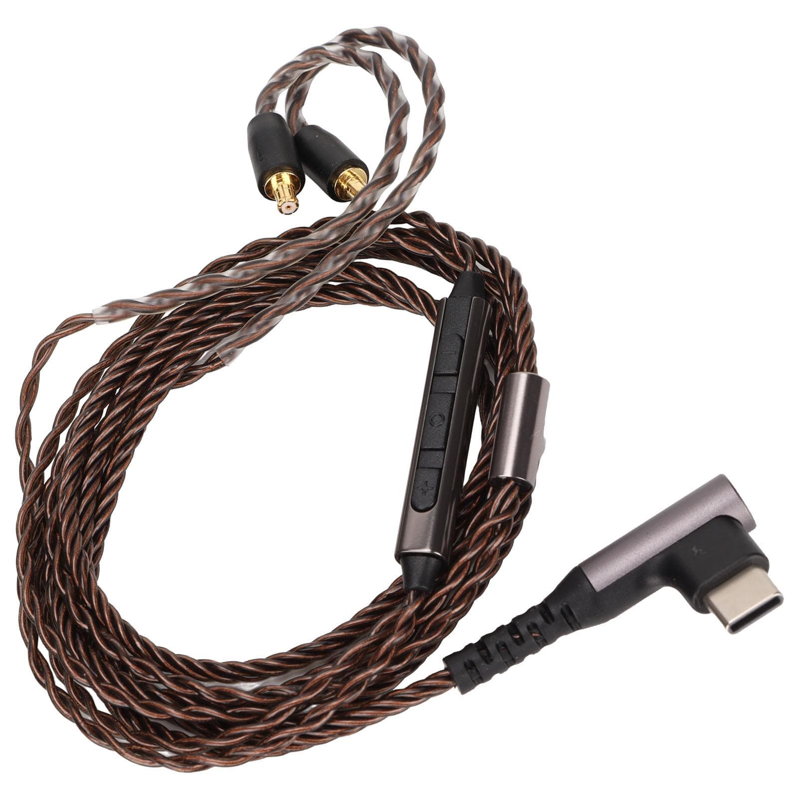 Earphone Upgrade Cable OFC Core TYPE C A2DC Connector Replace Headphone Cable with Mic for ATH E50