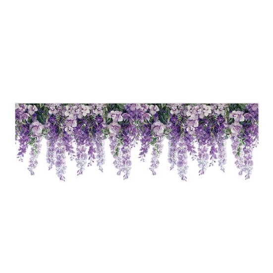 Window Sticker Rose Vine Design PVC Waterproof Wall Sticker No Glue Residue Versatile I