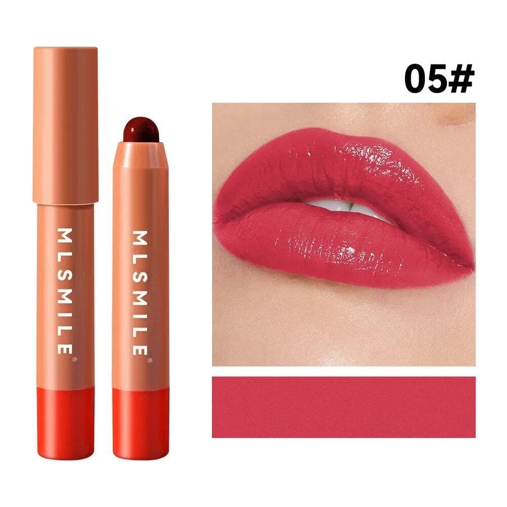 Waterproof Nourishing Smooth Lipstick Pen Velvet Lipliner Lasting Not Fading Makeup Nude Pink Lip Tint Lips Makeup Cosmetic