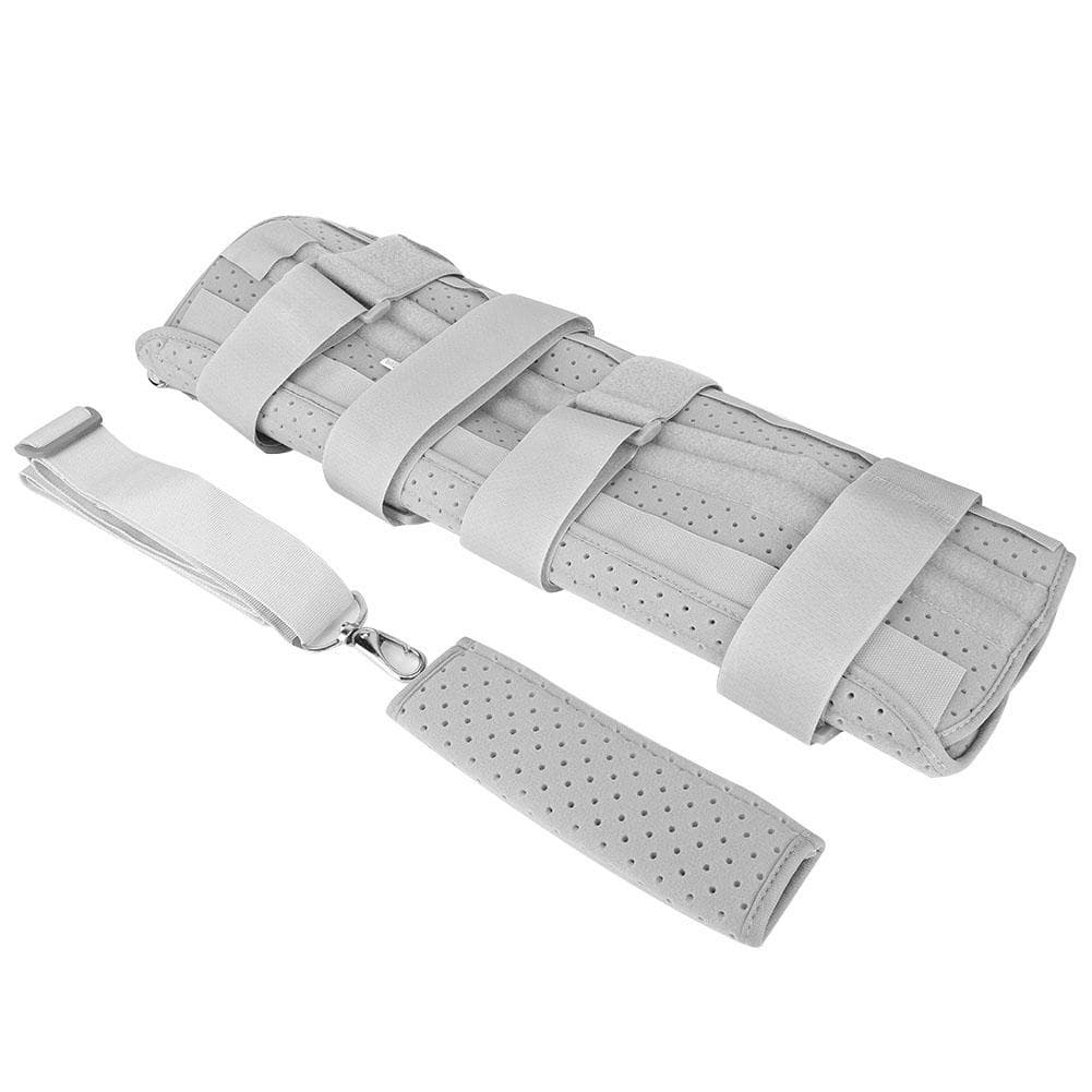 Breathable Knee Brace Adjustable Knee Support Protector Stabilizer (M with Shoulder Strap) M