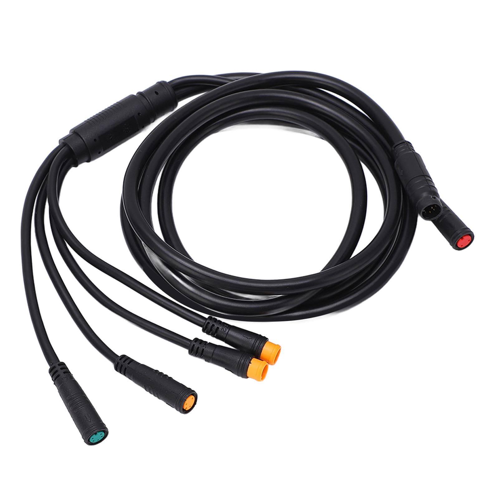 1 to 5 Electric Bike Cable Plastic Rubber Lithium Battery Cable Connectors Connect Controller Lamp