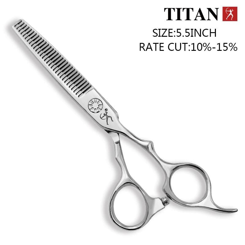 TITAN Hairdressing Scissors Professional Barber Cut Hair Tool 5.5inch 6.0inch JAPAN vg10 stainless steel 6.0inch